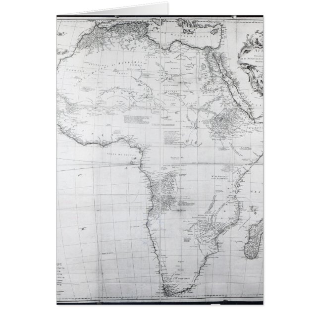 Carte de l'Afrique (Devant)