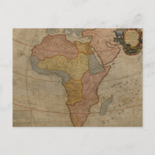 Carte de l'Afrique   1700