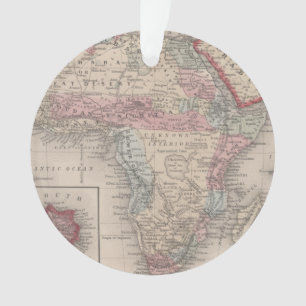 Carte de l'Afrique avec la Ste.Hélène