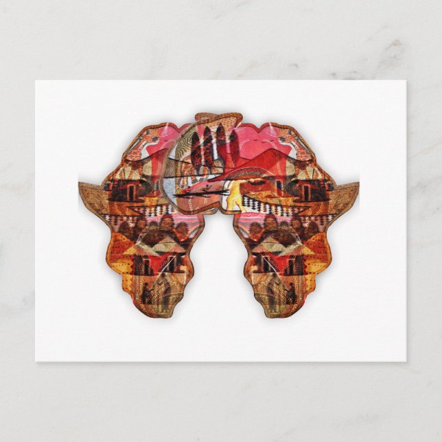 Carte de l'Afrique : Célébrer la saison avec la cu (Devant)