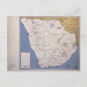 Carte de l'Afrique du Sud (décembre 1961)