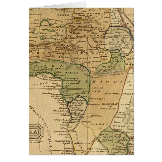 Carte de l'Afrique par Worcester (Devant)