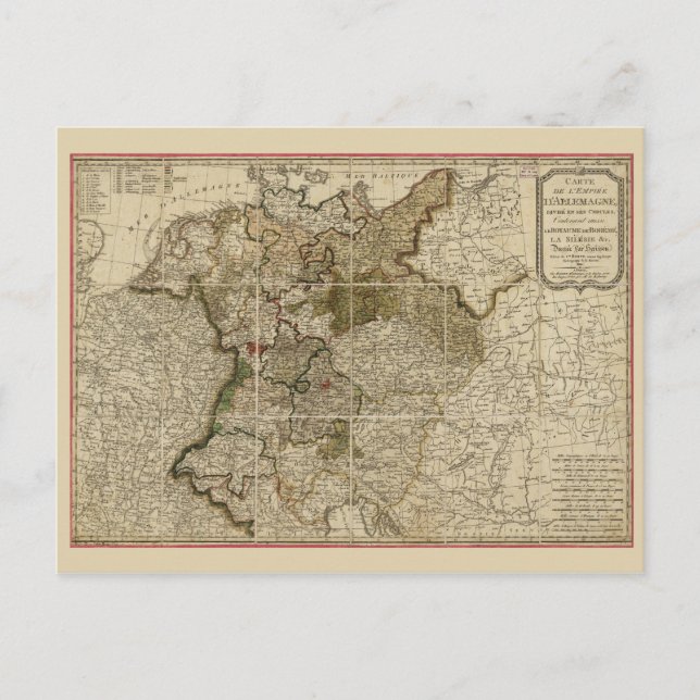 Carte de l'Allemagne (1800) (Devant)