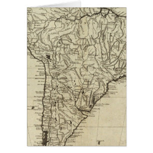 Carte de l'Amérique du Sud