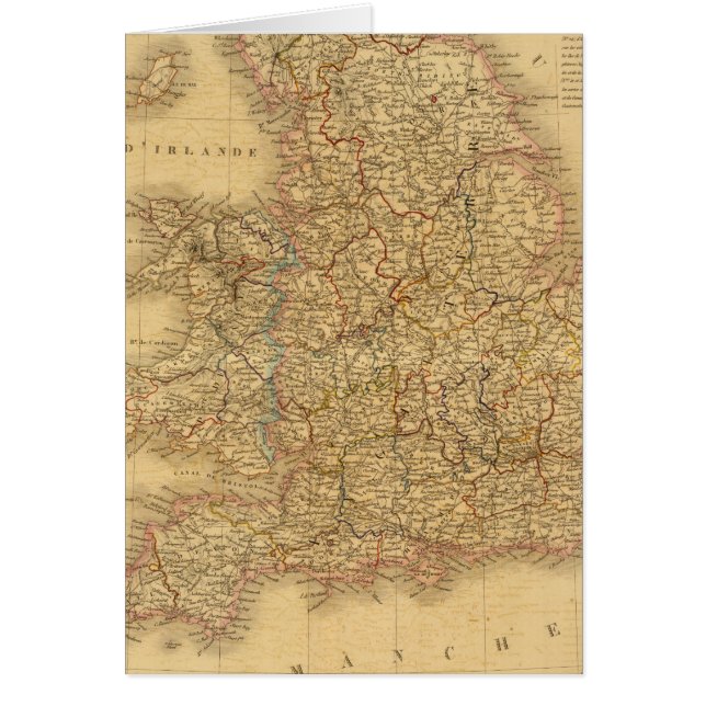 Carte de l'anglais antique (Devant)