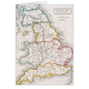 Carte de l'Angleterre   Britannia Antiqua