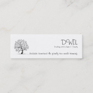 Carte de l'arbre généalogique DWIL - petite