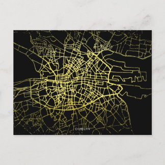Carte de l'Art Style Gold Dublin