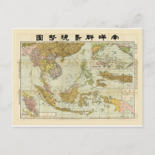 Carte de l'Asie du Sud-Est (1936)