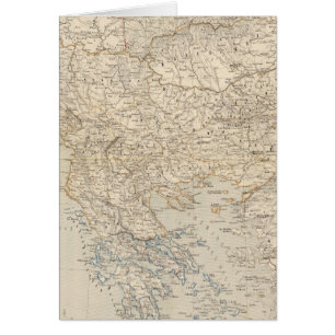 Carte de l'Atlas turc et grec