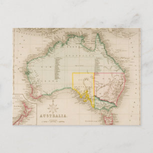 Carte de l'Australie et de la Nouvelle-Zélande