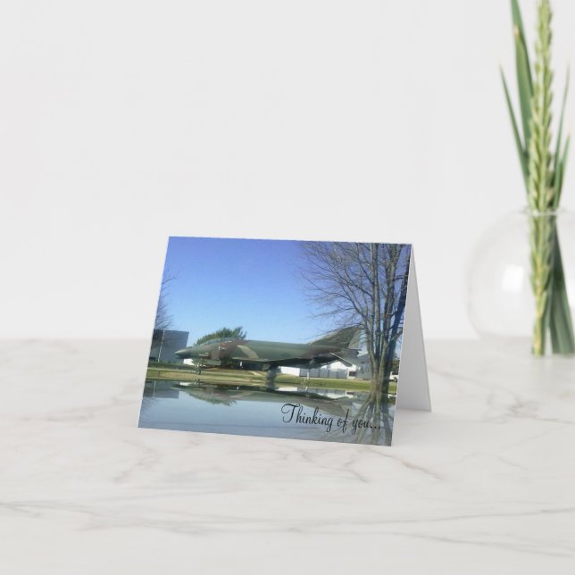 Carte de l'avion de combat (F4-Phantom) (Devant)