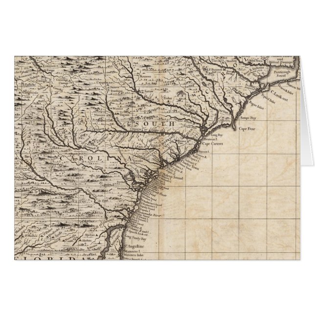 Carte de l'Empire britannique en Amérique Feuille  (Devant horizontal)