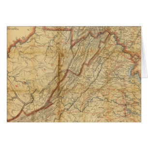 Carte de l'État de Virginie