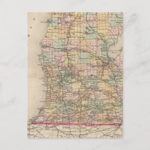 Carte de l'état du Michigan Atlas