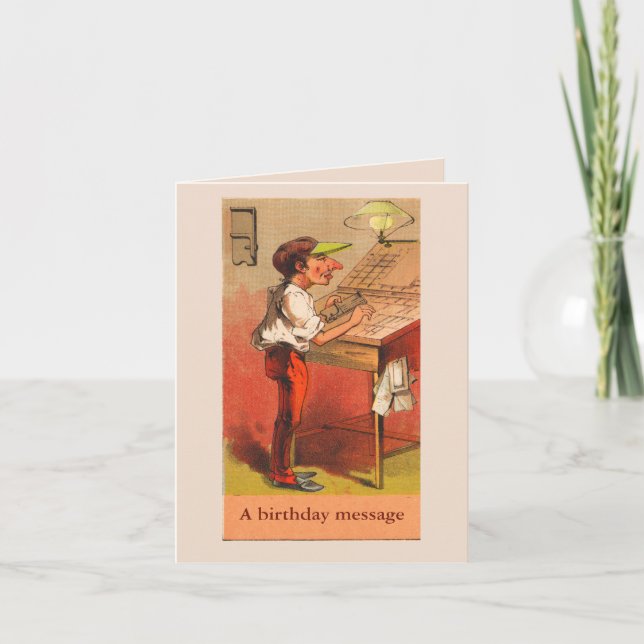 Carte de lettre ancienne pour toutes occasions (Devant)