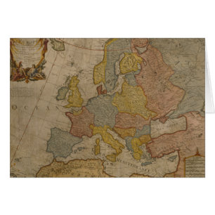 Carte de l'Europe   1700