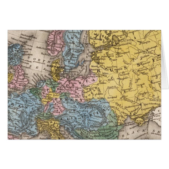 Carte de l'Europe 4 (Devant horizontal)