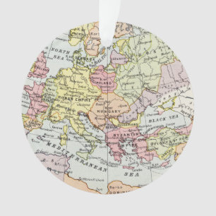 Carte de l'Europe la troisième croisade