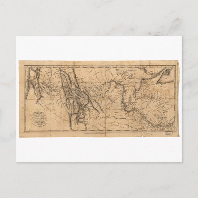 Carte de Lewis & Clark's à travers l'Amérique de l (Devant)