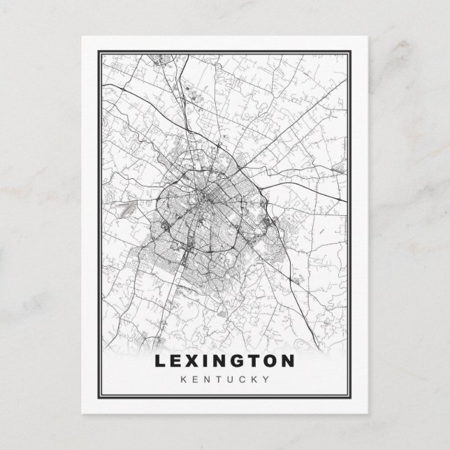 Carte de Lexington (Devant)