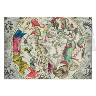 Carte de l'hémisphère sud