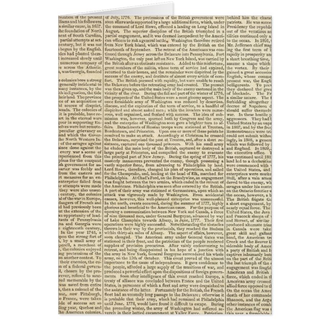 Carte de l'histoire des États-Unis 2 (Devant)