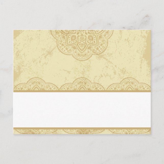 Carte de lieu écrite Fête marocaine (Devant)