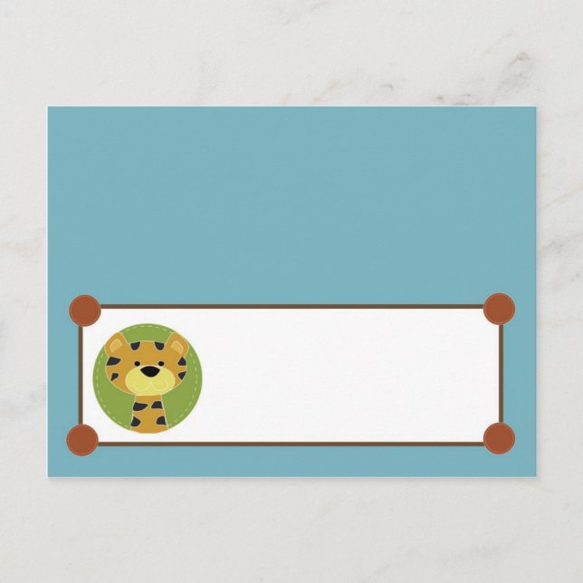 Carte de lieu écrite Jungle Tales Safari (Devant)