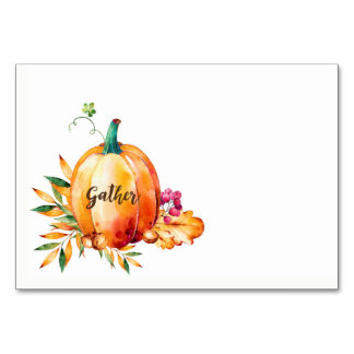 Carte de lieu "Rassembler" Thanksgiving Table