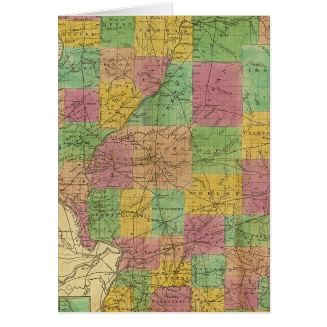 Carte de l'Illinois (Devant)