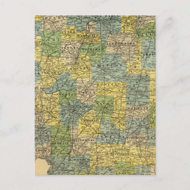 Carte de l'Illinois 2 (Devant)