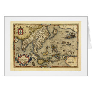 Carte de l'Inde par Ortelius 1570