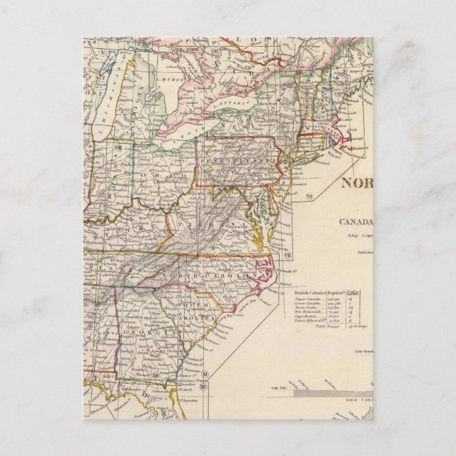 Carte de l'index nord-américain (Devant)