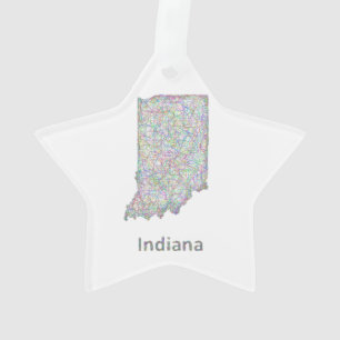 Carte de l'Indiana