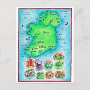 Carte de l'Irlande