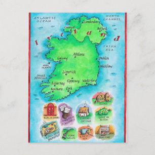 Carte de l'Irlande