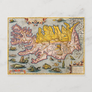 Carte de l'Islande