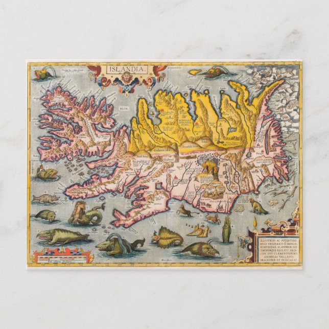Carte de l'Islande (Devant)