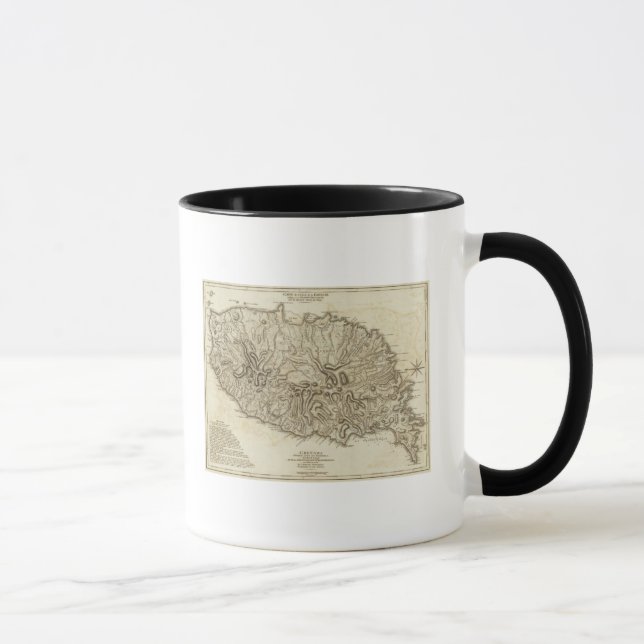 Carte de l'Isle de la Grenade Tasse (Rechts)