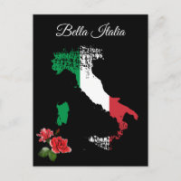 *~* Carte de l'Italie Bella Italia Langue italienn