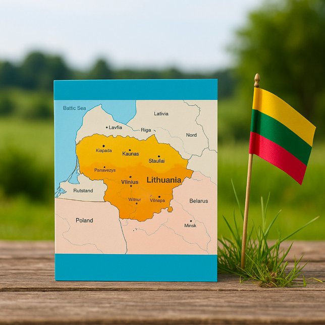 Carte De Lituanie (Créateur téléchargé)