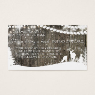 Carte de livre de cerfs communs et de lumières du