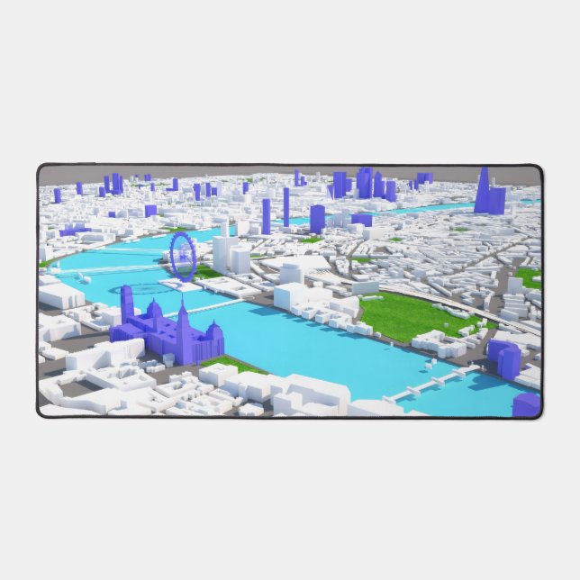 Carte de Londres Deskmat 2015 (Recto)