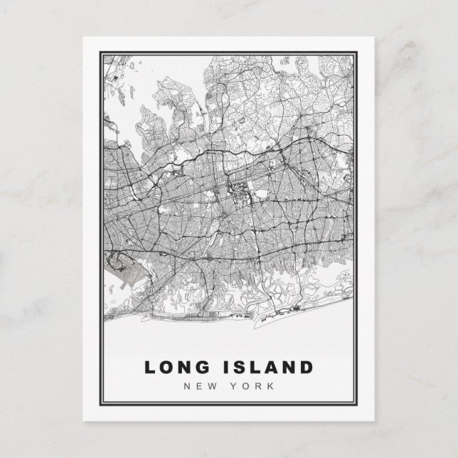 Carte de Long Island (Devant)