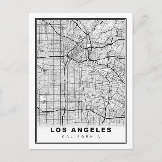 Carte de Los Angeles (Devant)