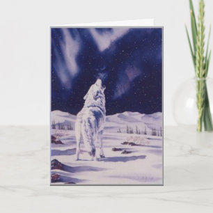 Carte de loup blanc