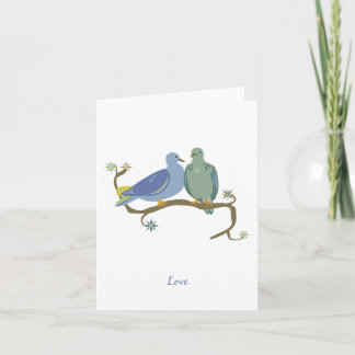 Carte de Love Bird