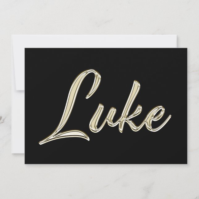 Carte de Luke White Gold (Devant)
