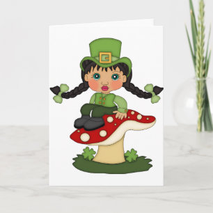 Carte de lutin de la Saint-Patrick à l'intérieur v